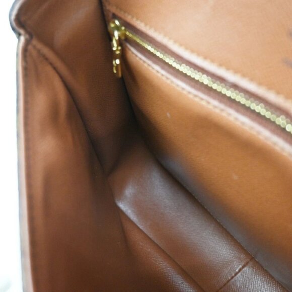 LOUIS VUITTON Saint Cloud GM Shoulder Bag Monogram Leather Brown M51242 30EF901 - Picture 12 of 15